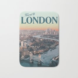 Visit London Bath Mat | Explore, World, Earth, Retro, Gb, London, Queen, Uk, Travel, Nature 
