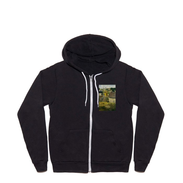 Paul Gauguin - Houses at Vaugirard Full Zip Hoodie