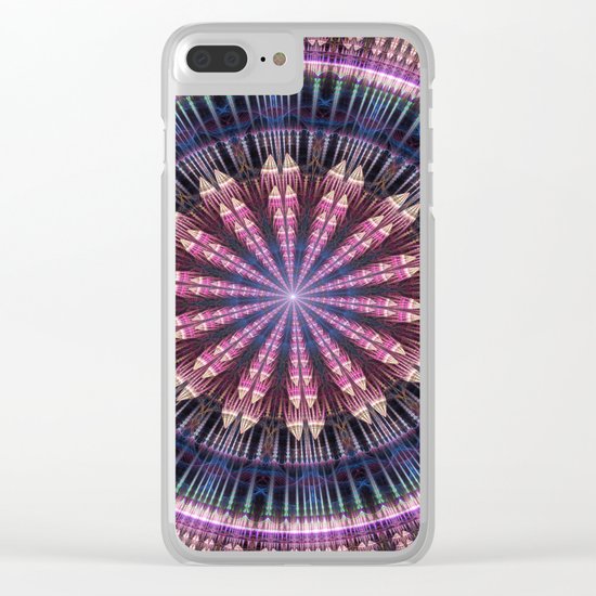Star shine, tribal pattern mandala Clear iPhone Case