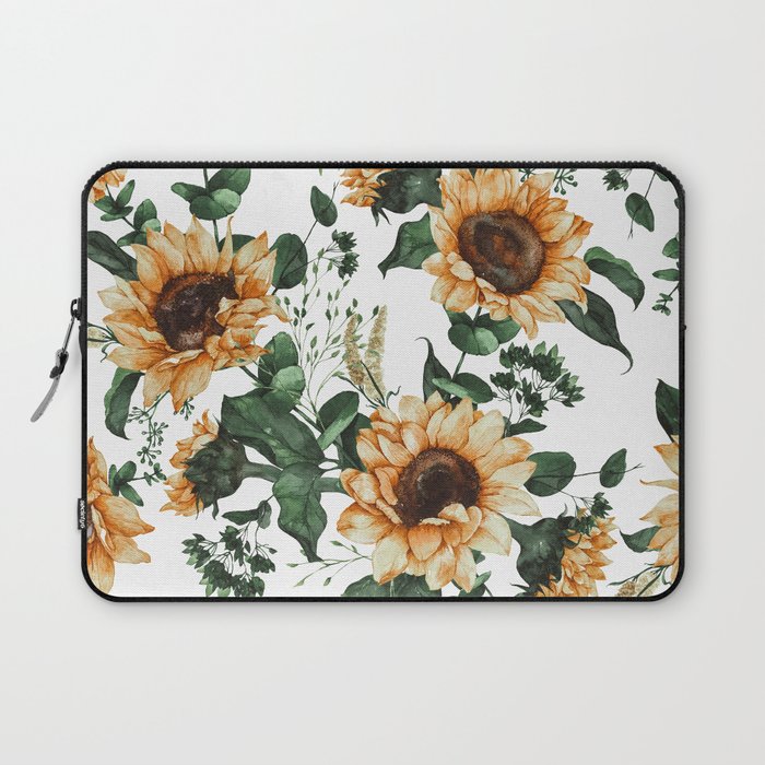 Mild Sunflowers  Laptop Sleeve