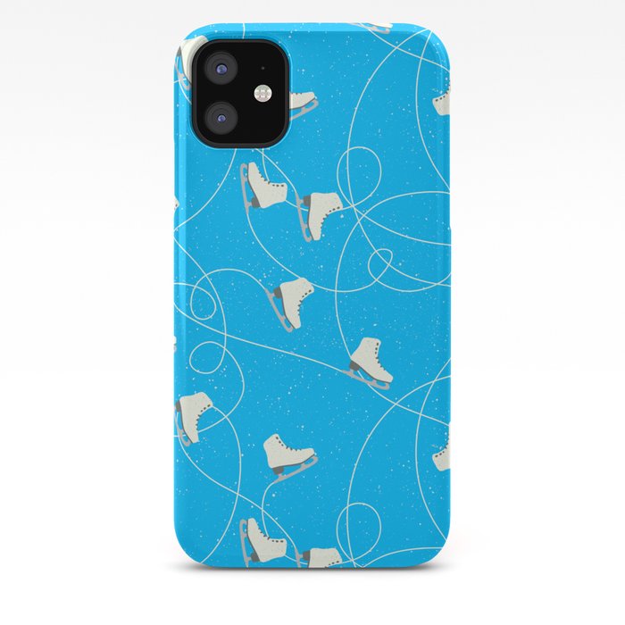 Winter Pattern Ice Skating Blue Background Iphone Case By Redharmony Design Society6 Winter Pattern Ice Skating Blue Background Iphone Case By Redharmony Design Society6