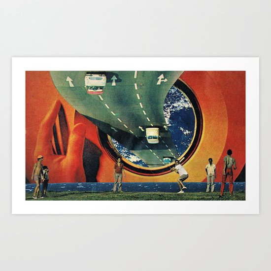 ...where are we going? Art Print