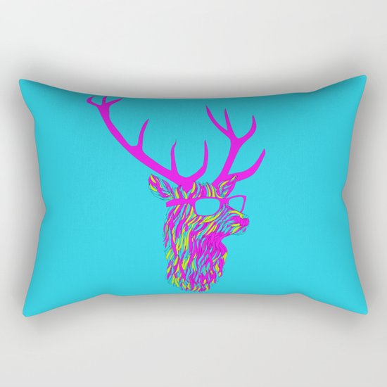 Party deer Rectangular Pillow
