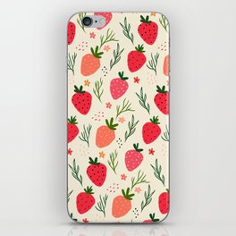 Spring Strawberry Garden iPhone Skin