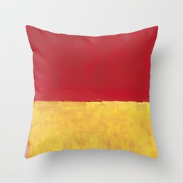 Rothko Red Yellow Untitled Throw Pillow