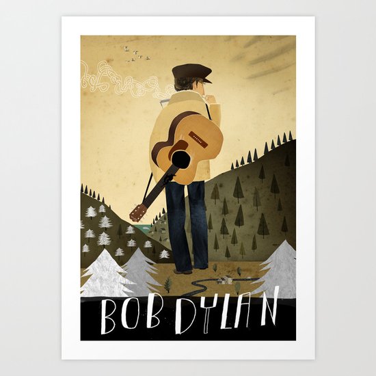 Bob Dylan Art Print