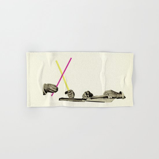 Let's Play Pick-Up Sticks Hand & Bath Towel