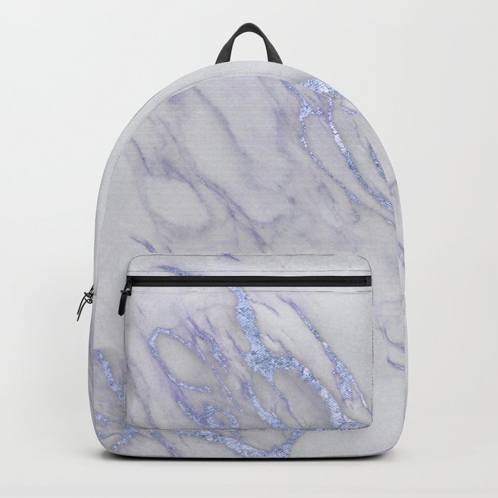 Marble Love Sapphire Metallic Backpack