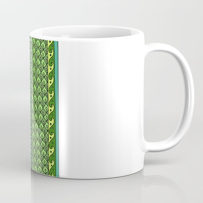 Yzor pattern 009 green-blue summer Coffee Mug