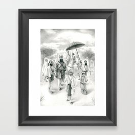 The Guru's wedding Framed Art Print