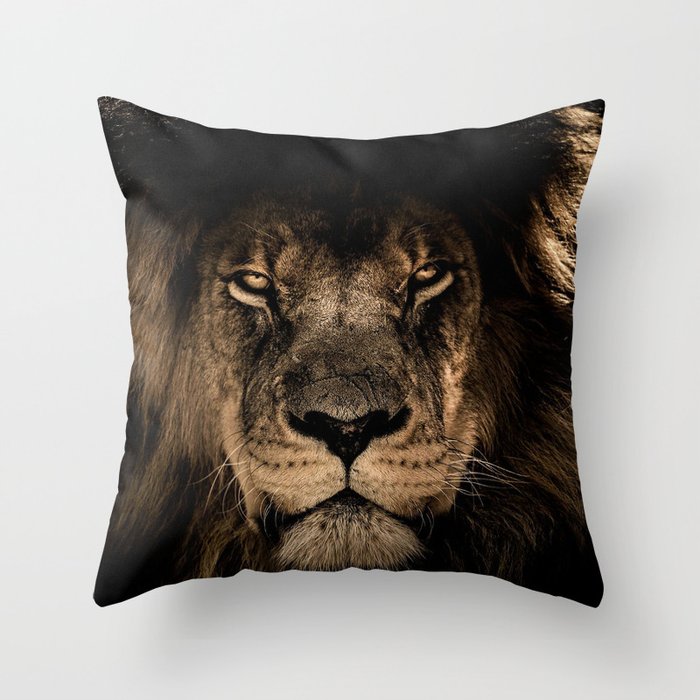 Lion Throw Pillow By Beliybro Society6