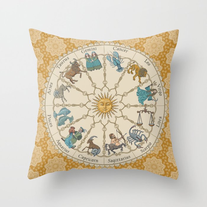 Zodiac hot sale throw pillows