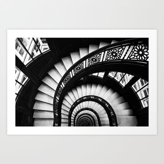 The Downward Spiral Art Print