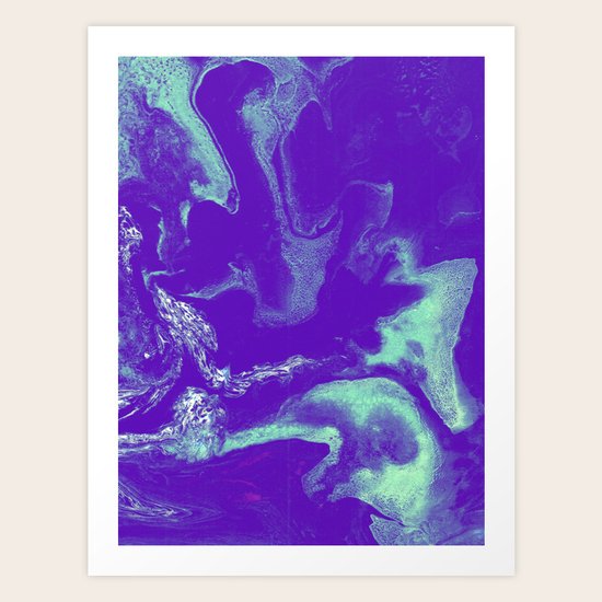 Lavender water Art Print