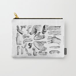 Primate Hands and Feet Carry-All Pouch