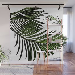 Large Tropical Palm Leaves Wall Mural