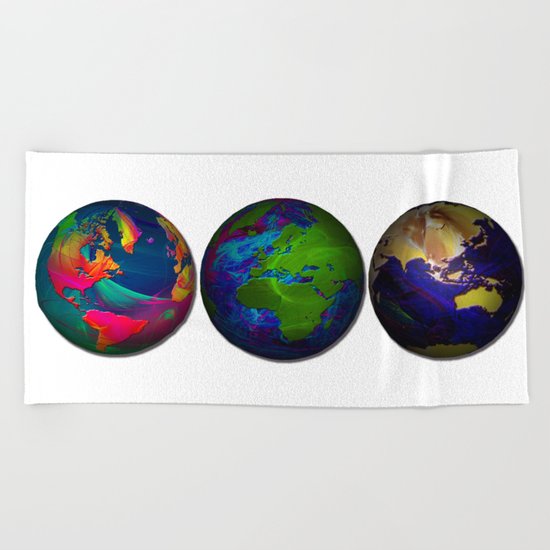 As The World Turns Beach Towel