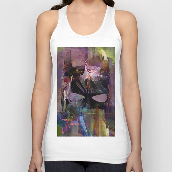 Bat Abstract Man Unisex Tank Top