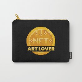 Nft Art Lover Cryptocurrency Btc Invest Carry-All Pouch