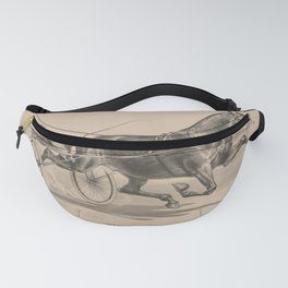 The grand pacer Flying Jib, record 2-05 3-4, Vintage Print Fanny Pack