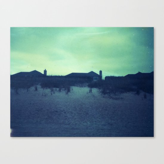 Beach house Canvas Print