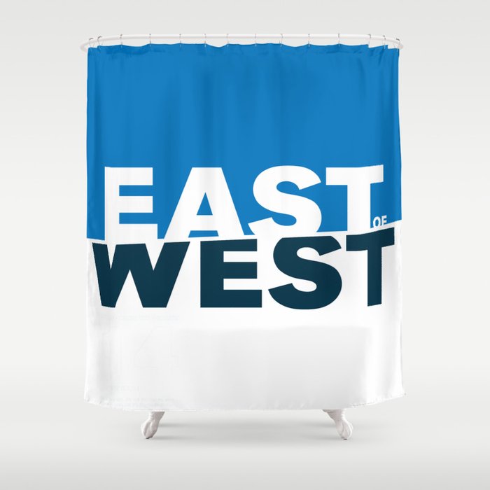 East of West Shower Curtain