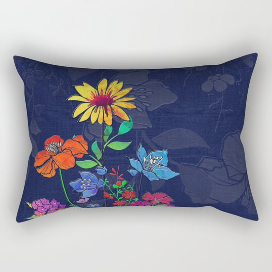 Flower Tales 6 Rectangular Pillow