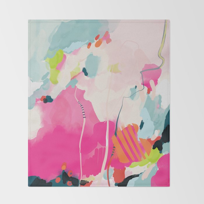 Abstract Pattern & Printed Throw Blankets | Society6