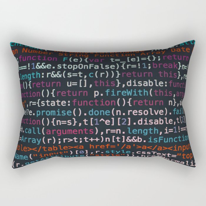 Computer Science Code Rectangular Pillow