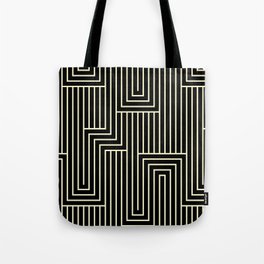 Black and Yellow Art Deco Pattern 2 Pairs Diamond Vogel 2022 Popular Colour Pure Laughter 0846 Tote Bag