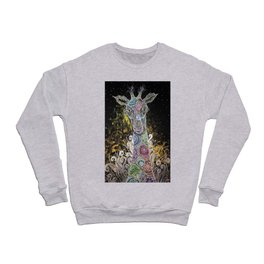 Mystical Safari Series #4 Giraffe Offspring Crewneck Sweatshirt