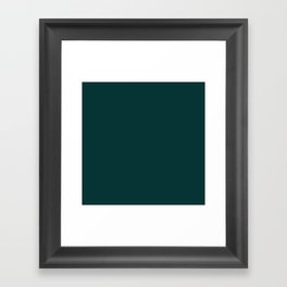 Viridian Green Framed Art Print