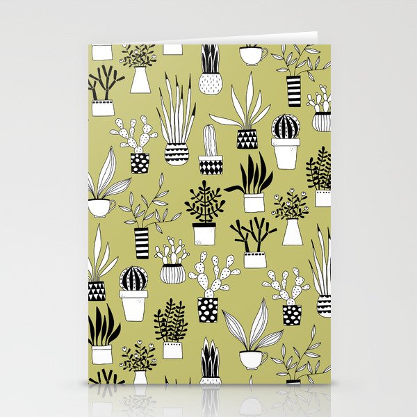 Cacti Drawings Stationery Cards