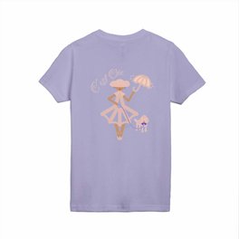 C’est Chic- Lady and Poodle Kids T Shirt