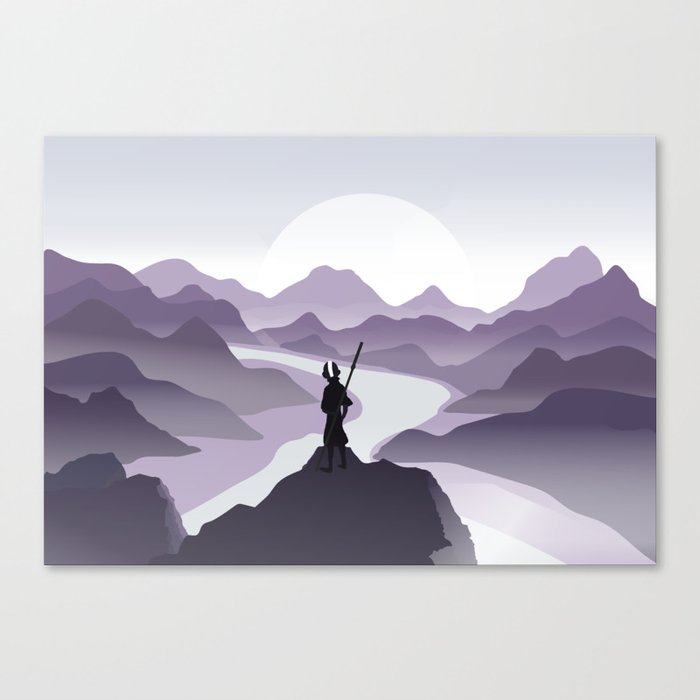 atla - vision of the true mind Canvas Print