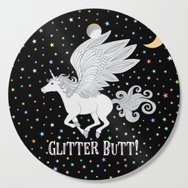 Glitter Butt! Cutting Board