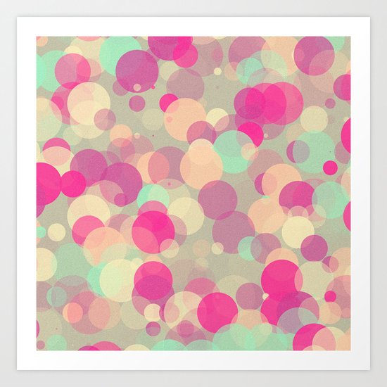 Colorful Bubbles 2 Art Print