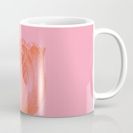 Dutch Tulip Illustration in Pink and Orange Coffee Mug