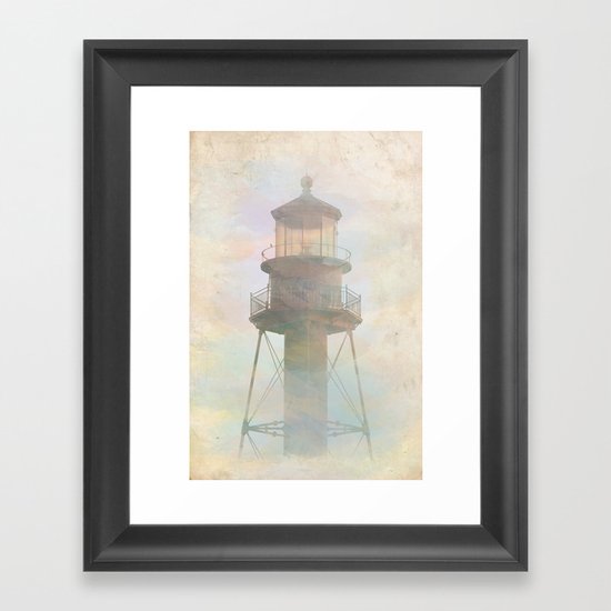 Sanibel Lighthouse Framed Art Print