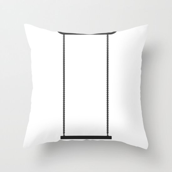 High swing Throw Pillow