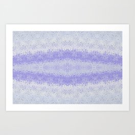 Violet Ripple Art Print