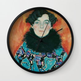 Gustav Klimt - Johanna Staude Wall Clock