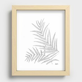 Palm Leaves Recessed Framed Print