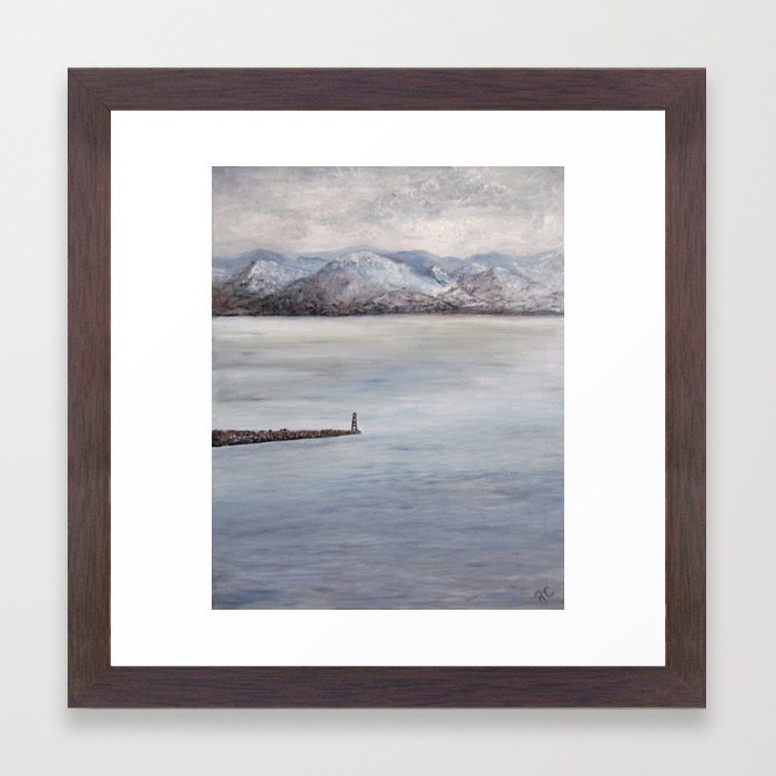 Sandpoint Idaho Framed Art Print By Rokinronda Society6