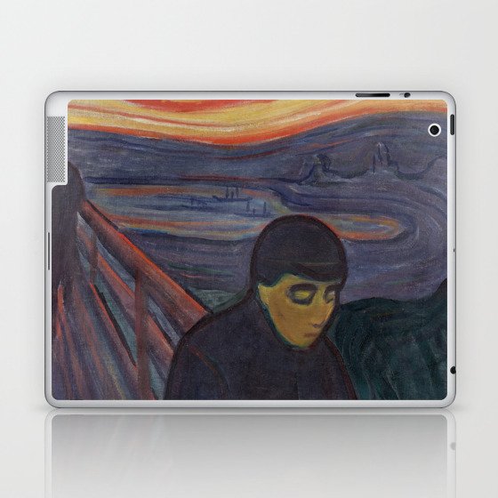Edvard Munch - Despair 1894 Laptop & iPad Skin