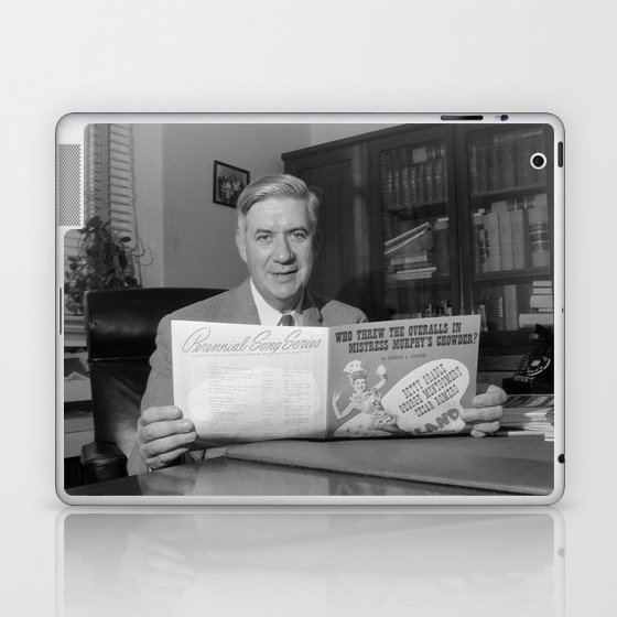 Tip O'Neill In His Office - 1957 Laptop & iPad Skin