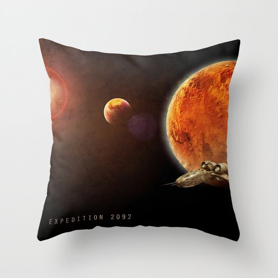 Expedition 2092 Throw Pillow
