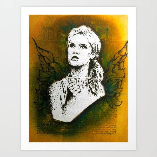 Wings Series Four (Angel) Art Print