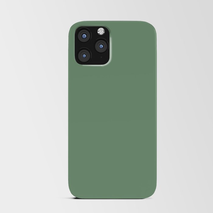 MINERAL GREEN SOLID COLOR iPhone Card Case