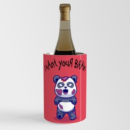 I want to eat your brain. Zombies gifts. Wine Chiller